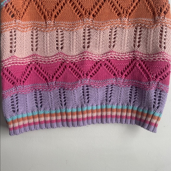 Cotton Emporium |NWT Colorful Knit Jumper Top SZ s - Picture 5 of 8